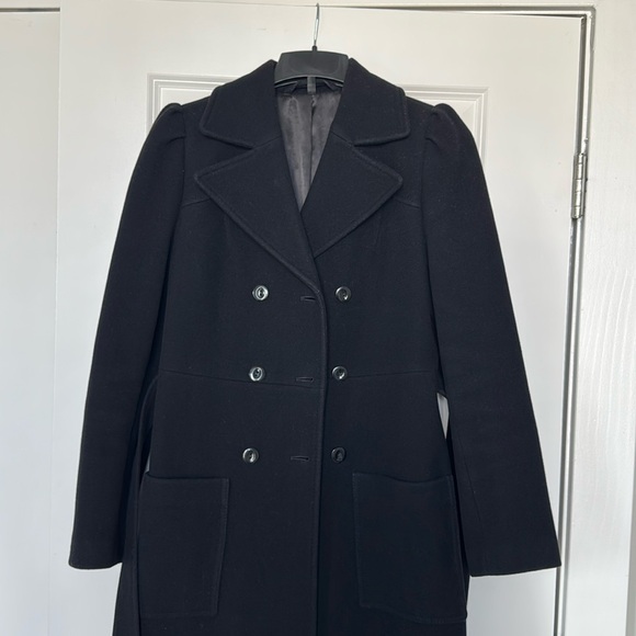 & Other Stories Double Breasted Wool Coat - Picture 4 of 9